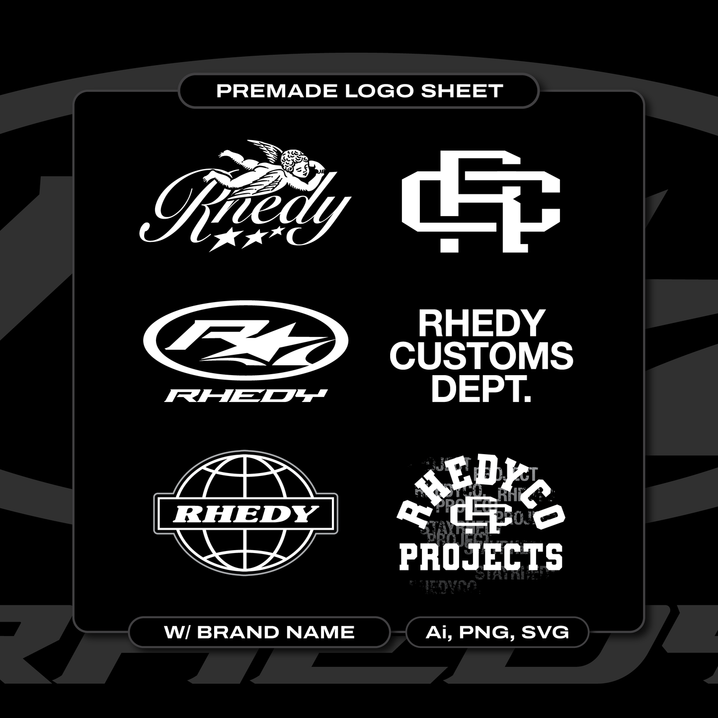 "Essentials" Premade Logo Sheet