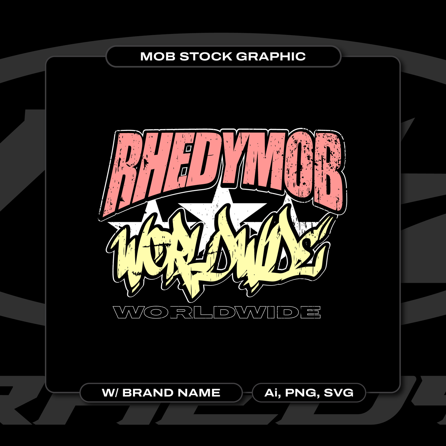 "Mob" Stock Graphic